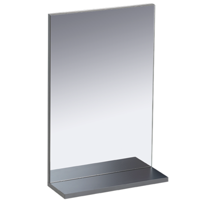 Rubine ACO SERIES Wall Mounted Mirror With PVC Shelf Water Resistant RMC-ACO-4060S1 GUNMETAL