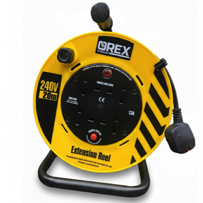 Defender E86465 20M Box Cable Reel 4 X 13A 240V