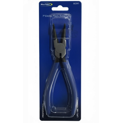 BluePoint 7" Circlip Pliers BENT EXTERNAL BCER7