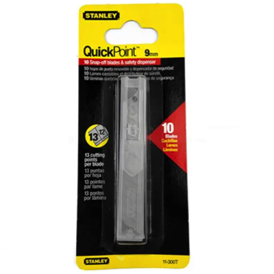 STANLEY 9MM REFILL Blade Knife 10PC/PACK 11-300T
