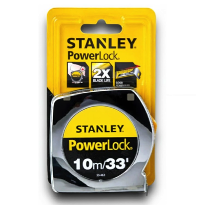 STANLEY POWERLOCK 10M/33FT Measuring Tape STHT33463-8