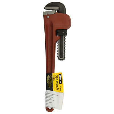 STANLEY 12"/300MM PIPE WRENCH Cast Iron Handle 87-623-S