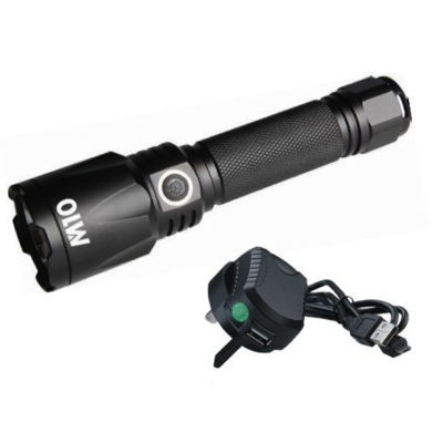 M10 Aluminium Rechargeable & Waterproof 10W Flashlight LE-295A