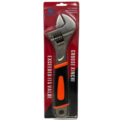 ECONOMY 12"/300MM Adjustable Spanner With GRIP Handle