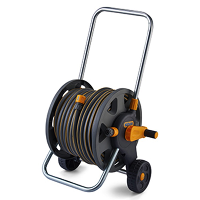 Hozelock 2398 With 25M MAXI-PRO Silver Hose Reel Complete Set
