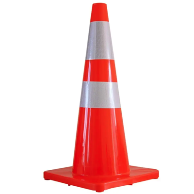 PVC 1M FLEXIBLE High Cone With Double REFLECTIVE Sleeves