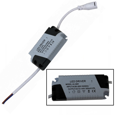 HardwareCity 24-36W LED Driver DC Connector 300mA