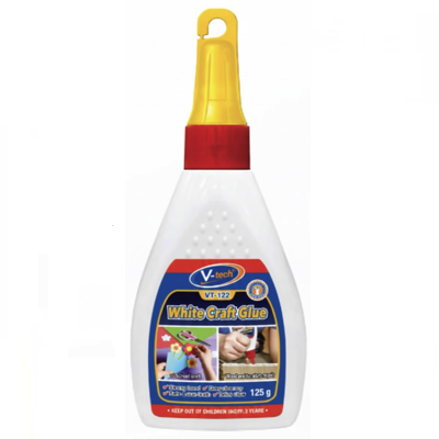 V-TECH WHITE CRAFT GLUE Multi-Purpose PVA Adhesive 125g VT-122