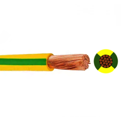 STARLSTORM GREEN YELLOW PVC Insulated Non-Sheathed Cable 16mm2 450/750V 100M/ROLL
