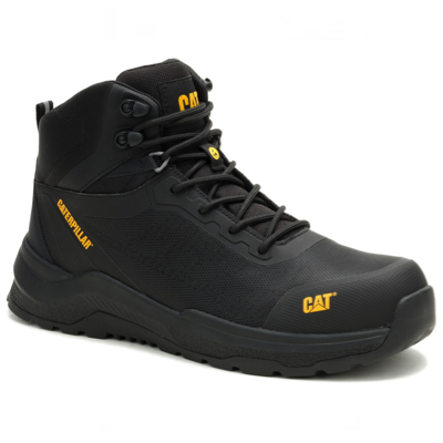 Caterpillar INDUCTOR MESH MID S3S NON-METALLIC ESD WORK SHOE BLACK P726730