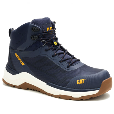 Caterpillar INDUCTOR MESH MID S3S NON-METALLIC ESD WORK SHOE NAVY P726732