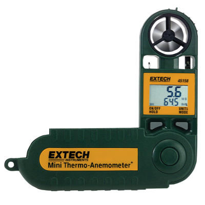 EXTECH 45158 Mini Thermo-Anemometer With Humidity