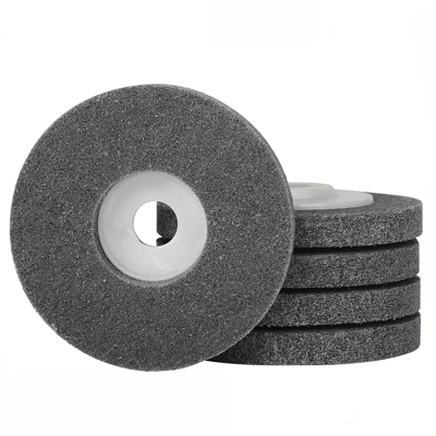 HardwareCity 4"/100MM X 16MM 7P FIBER POLISHING WHEEL FOR METALS GREY