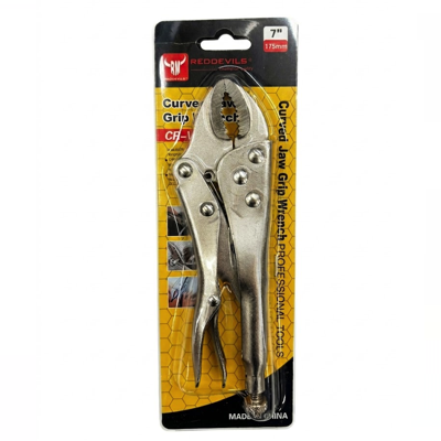 REDDEVILS 7"/175MM CURVED JAW GRIP WRENCH