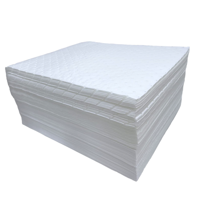 STARLSTORM SPILL MANAGEMENT OIL Absorbents Pads 500MM X 400MM 100PC/PACK WHITE