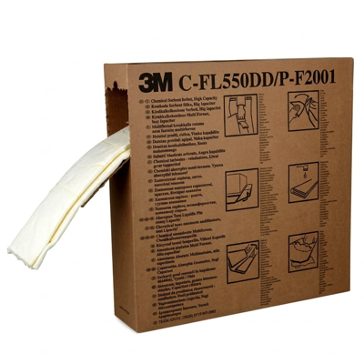 3M Chemical Sorbent Folded C-FL550DD/P-F2001 (127MM X 15M)