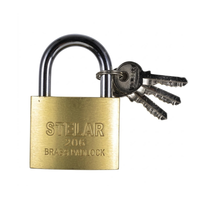 STELAR Brass Padlock 50MM HG625
