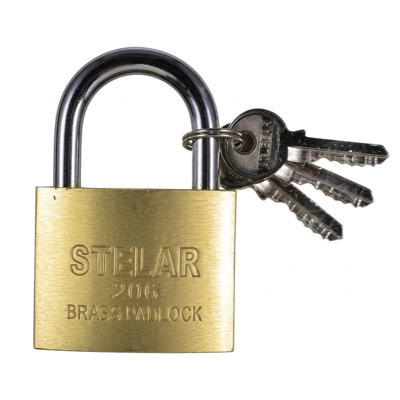 STELAR Brass Padlock 60MM HG626