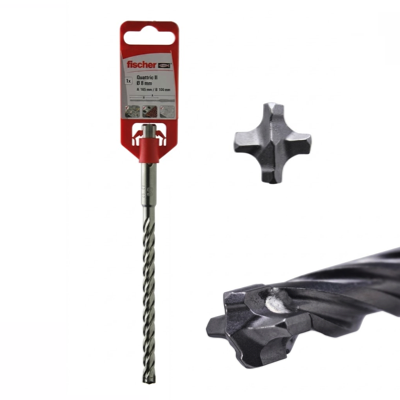 FISCHER HAMMER DRILL SDS-PLUS QUATTRIC II SERIES (CARBIDE TIPPED)