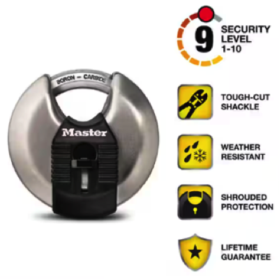 MASTERLOCK EXCELL SECURITY Round Lock M40D