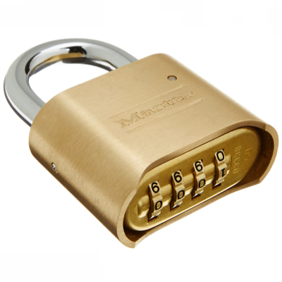 MASTERLOCK 175D SET YOUR OWN COMBINATION BRASS PADLOCK