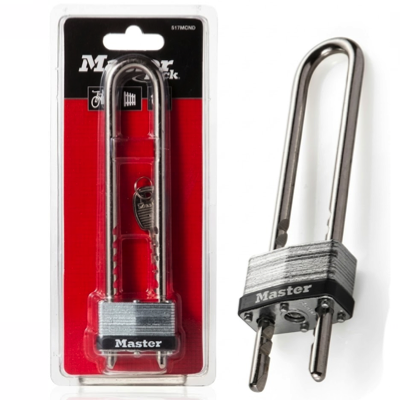 MASTERLOCK ADJUSTABLE & REMOVABLE Shackle Lock 517D