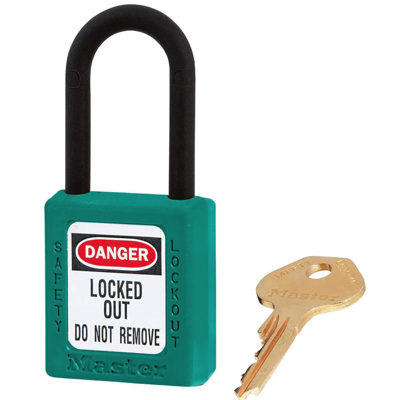 MASTERLOCK DIELECTRIC THERMOPLASTIC PADLOCK 406GRN GREEN