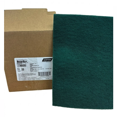 NORTON 66261079600 Abrasive Hand Pad 9" X 6" Green Aluminium Oxide