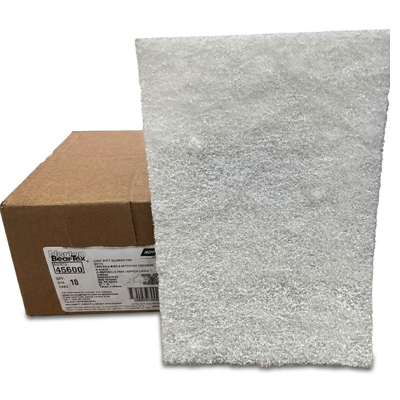 NORTON 66261045600 Non-Abrasive Hand Pad 9" X 6" WHITE