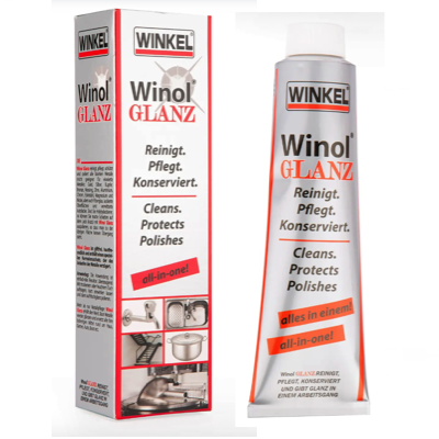 WINKEL WINOL GLANZ METAL POLISH PREMIUM 150ML (PERFECT FOR GOLD SILVER COPPER)