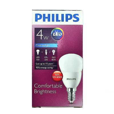 PHILIPS LED BULB 4W E14 P45 APR