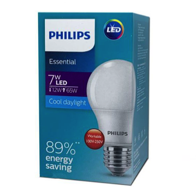 PHILIPS Essential LED BULB 7W E27 230V 1CT/12 APR