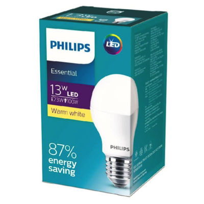 PHILIPS Essential LED BULB 13W E27 230V 1CT/12 APR