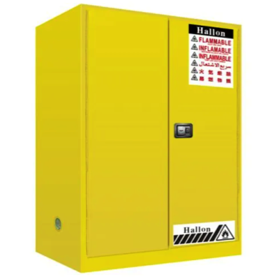 HALLON Flammable Storage Cabinet 30 GALLONS (114L) 2 Doors, 1 Shelf HL100030Y