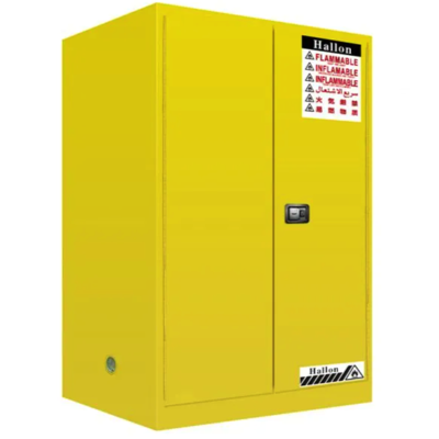 HALLON Flammable Storage Cabinet 110 GALLONS (410L) 2 Doors, 2 Shelf HL100110Y