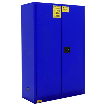 HALLON Safety Corrosive Storage Cabinet 45 GALLONS (170L) 2 Door, 2 Shelf HL100045B
