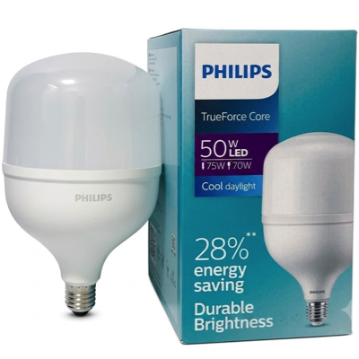 PHILIPS 50W E27 TRUEFORCE CORE HIGH INTENSITY DISCHARGE LED LAMP DAYLIGHT
