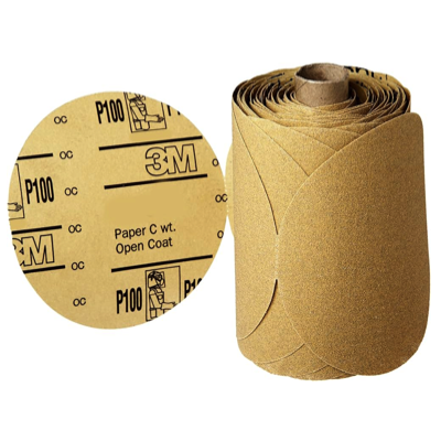 3M 236U STIKIT Paper Disc Roll 5"/127MM 100PC/ROLL