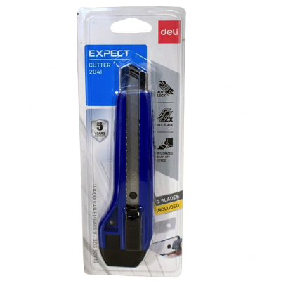 DELI D2041 ECONOMY 18MM UTILITY CUTTER