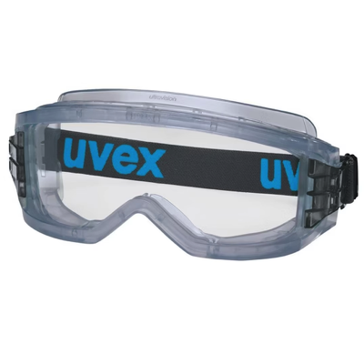 UVEX 9301.906 ULTRAVISION GOGGLES CLEAR ACETATE LENS BLUE