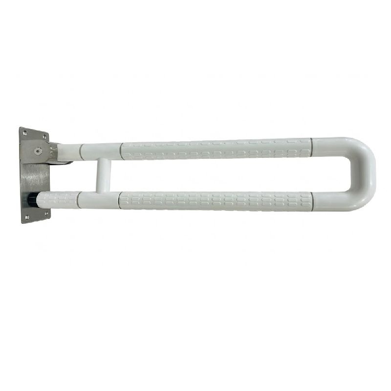 HardwareCity ABS Coated Flip-Up Grab Bar (Accessibility Friendly)