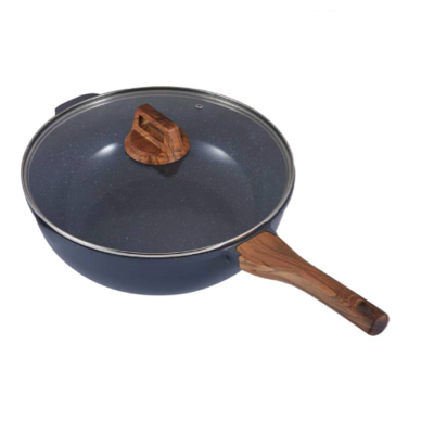 Morries 30CM WOK PAN WITH LID (30CM X 10CM) MS390WL