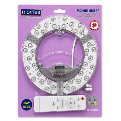 Morries 2625 LUMEN 25W LED CIRCULAR MAGNETIC CEILING PANEL MS215MMLCLRF