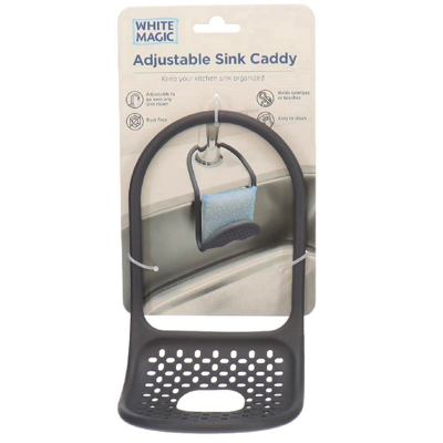 WHITE MAGIC Adjustable Sink Caddy FLEXIBLE
