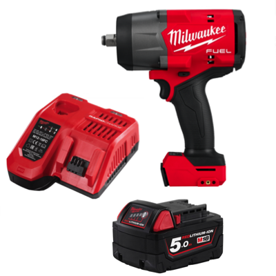 MILWAUKEE M18 FHIW2F12 1 X 18V 5.0AH GEN III 1/2" DR HIGH TORQUE IMPACT WRENCH PROMO