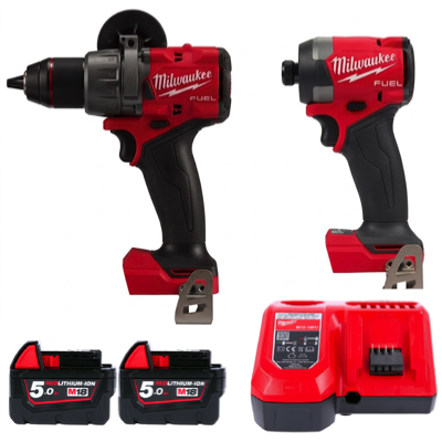 MILWAUKEE 18 FUEL Percussion Drill & Impact Driver M18 FPP2A3 SPECIAL COMBO