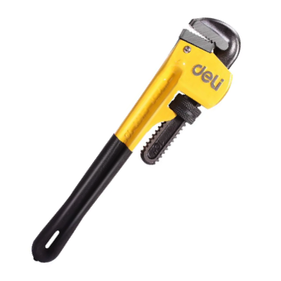 DELI PIPE WRENCH 14"/355MM STEEL ALLOY EDL2514