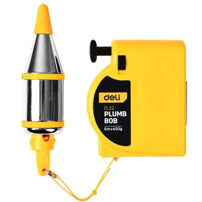 DELI DL22 PLUMB BOB 6M (AUTOMATIC RETRACT)