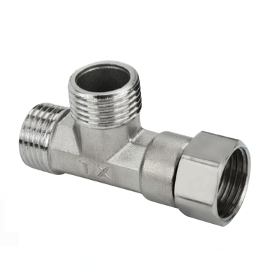 HardwareCity PA522 1/2" MALE X 1/2" MALE X 1/2" FEMALE TEE STAINLESS STEEL