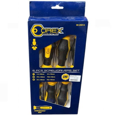 Orex 6PC SCREWDRIVERS SET 6PC/SET 90-20014
